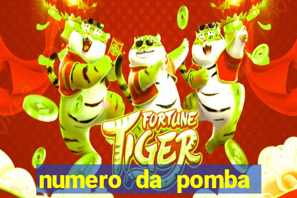 numero da pomba jogo do bicho